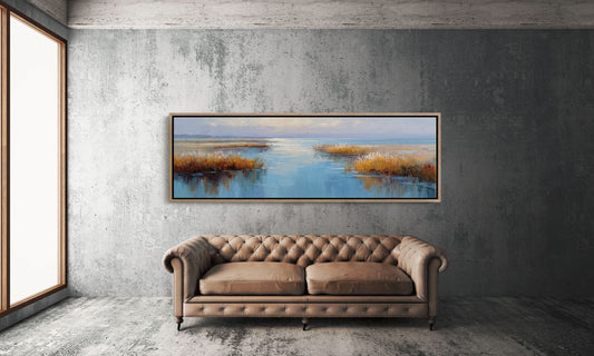 Golden Reeds by Quiet Waters