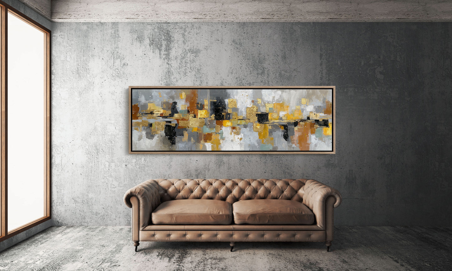 Golden City Abstract