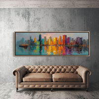 Neon City Reflections