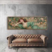 Romantic Art Nouveau Garden Muse