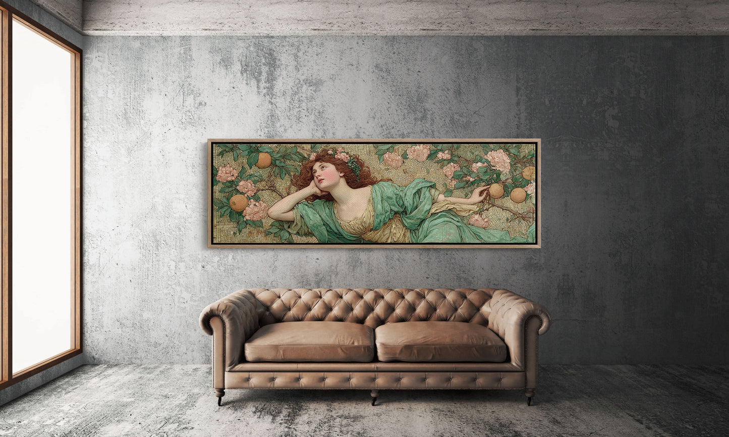 Romantic Art Nouveau Garden Muse