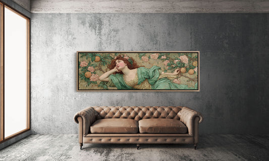 Romantic Art Nouveau Garden Muse