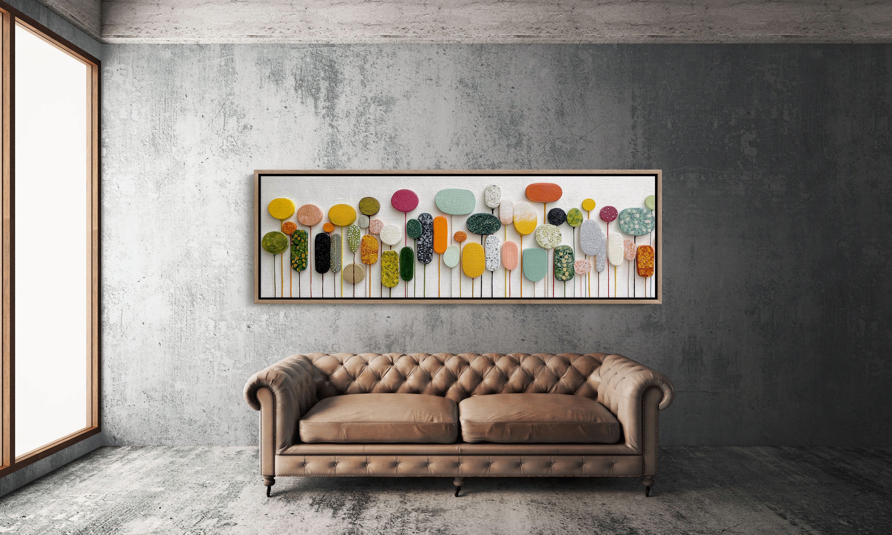 Colorful Modern Abstract Garden