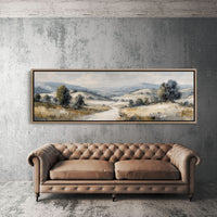 Soft Countryside Valley Landscape