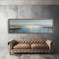 Coastal Marsh Birds Landscape Wall Art