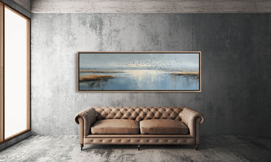 Coastal Marsh Birds Landscape Wall Art