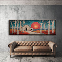 Chapel Beneath the Crimson Sun