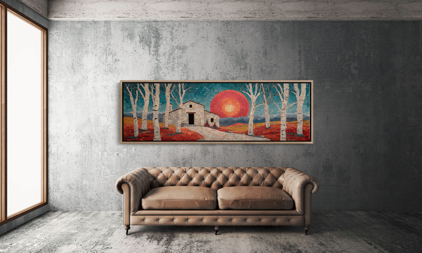 Chapel Beneath the Crimson Sun