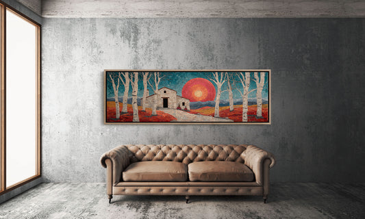 Chapel Beneath the Crimson Sun