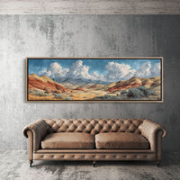Painted Desert Beneath Towering Clouds