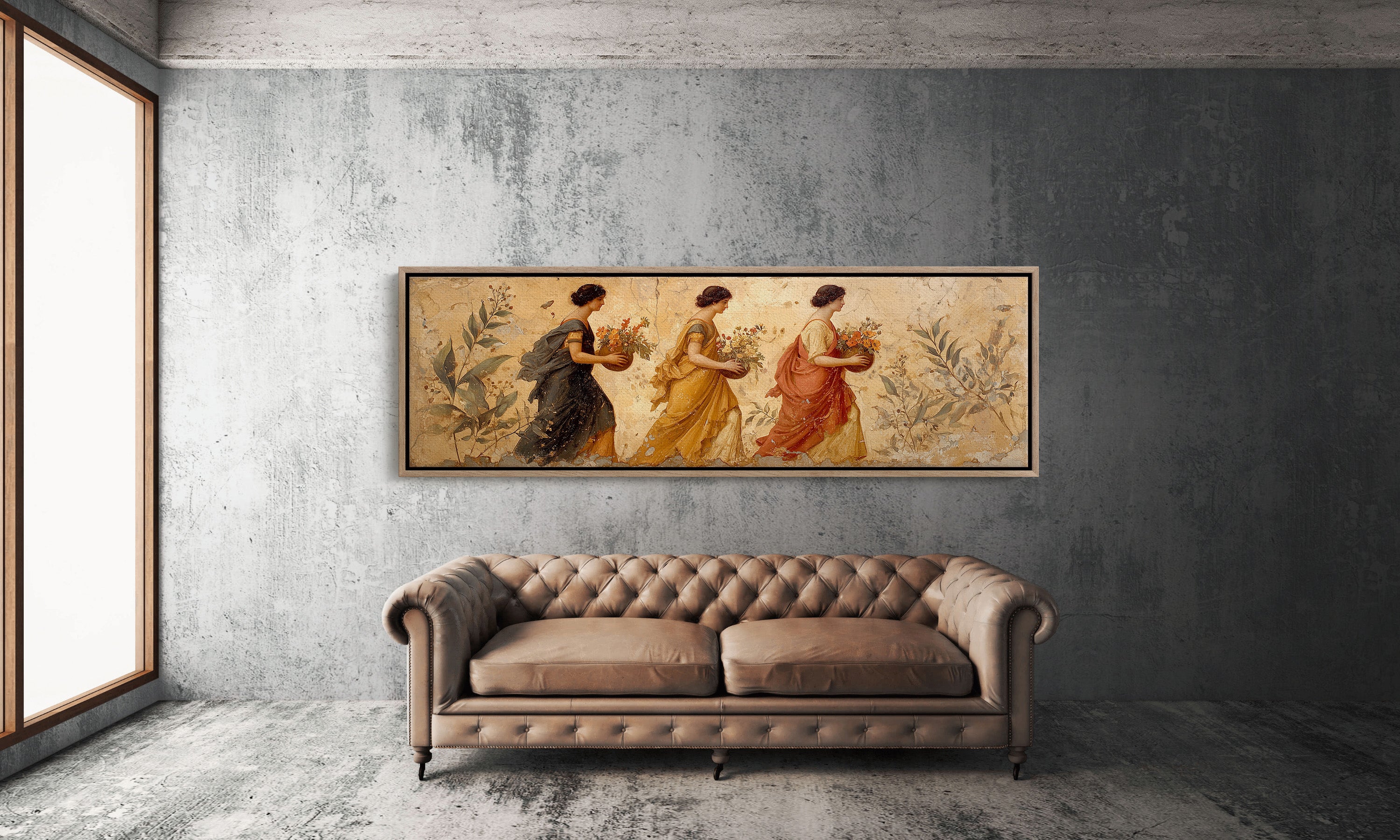 Maidens Bearing Flowers Through Time