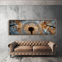 Dandelion Halo In Autumn Light