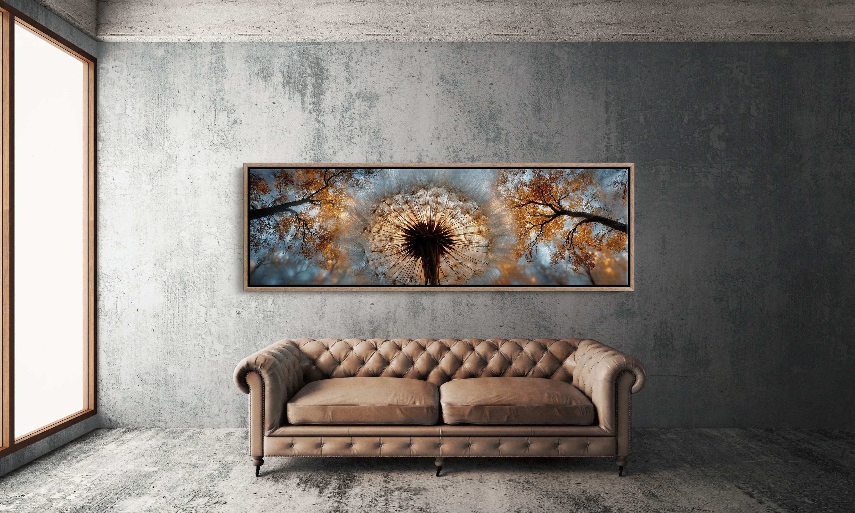 Dandelion Halo In Autumn Light