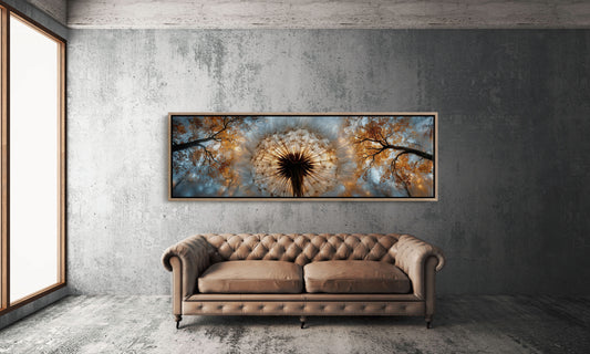 Dandelion Halo In Autumn Light