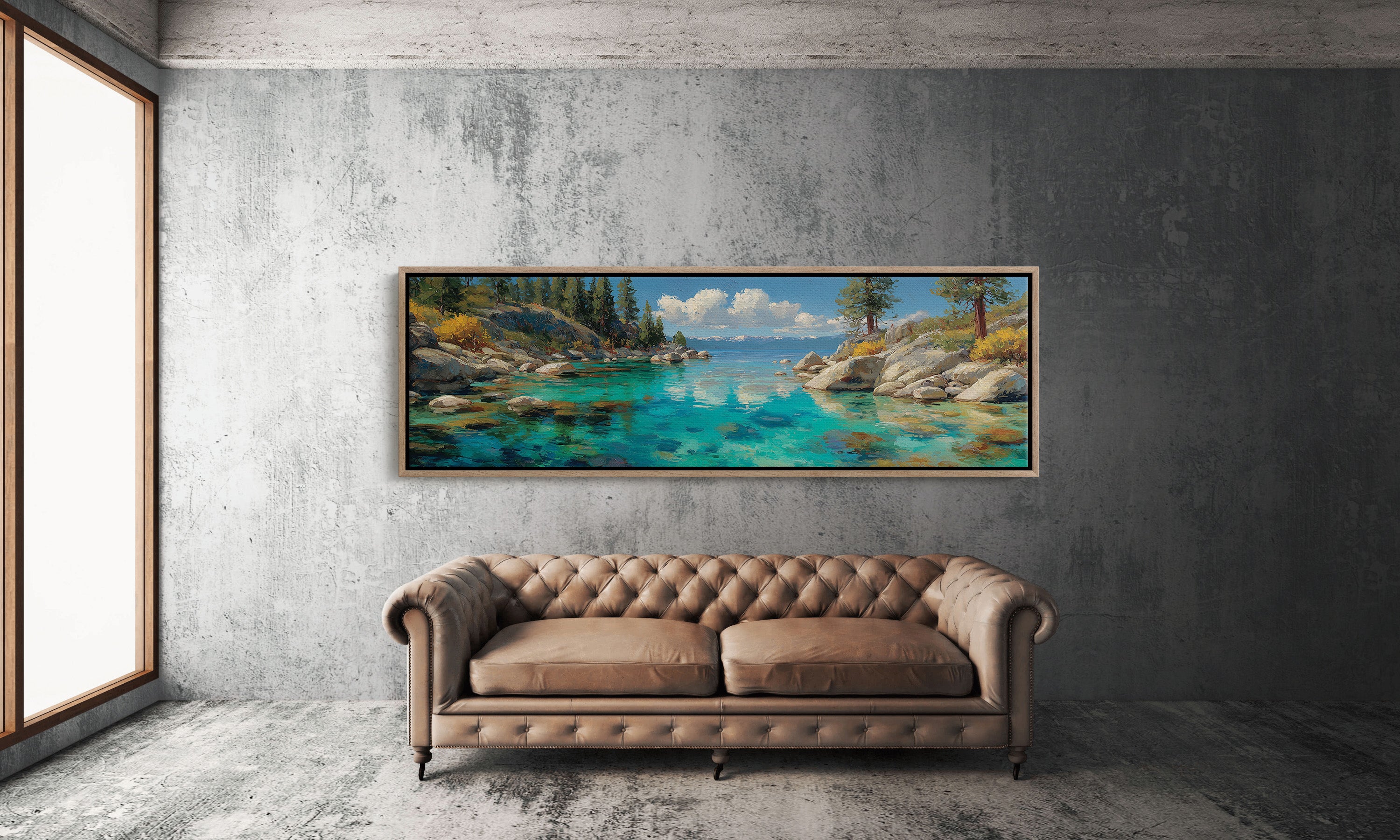 Crystal Waters Of The Mountain Shore