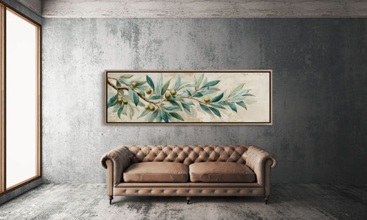 Olive Branch In Soft Mediterranean Light