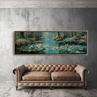 Water Lilies In Forest Stillness