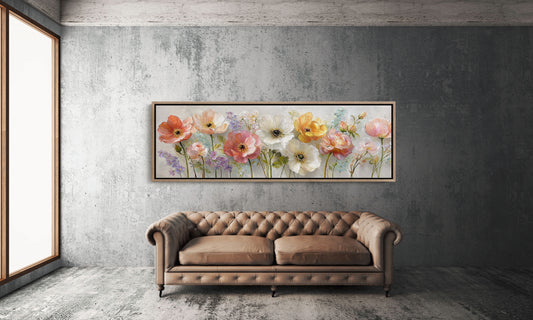 Garden Blooms In Soft Pastel Light