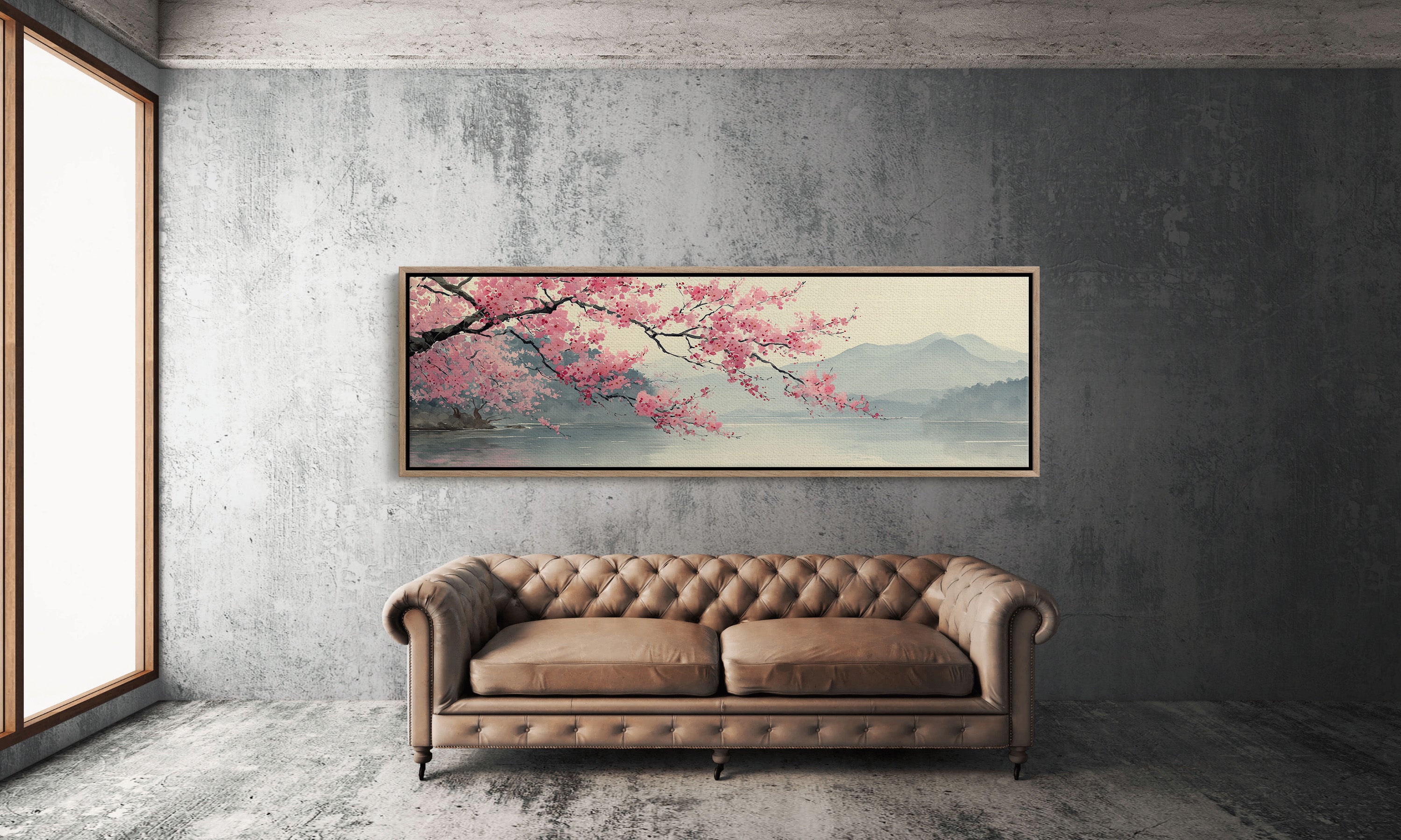 Cherry Blossoms Over Quiet Waters