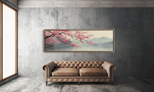 Cherry Blossoms Over Quiet Waters