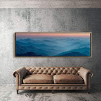 Blue Mountains Beneath A Quiet Dawn