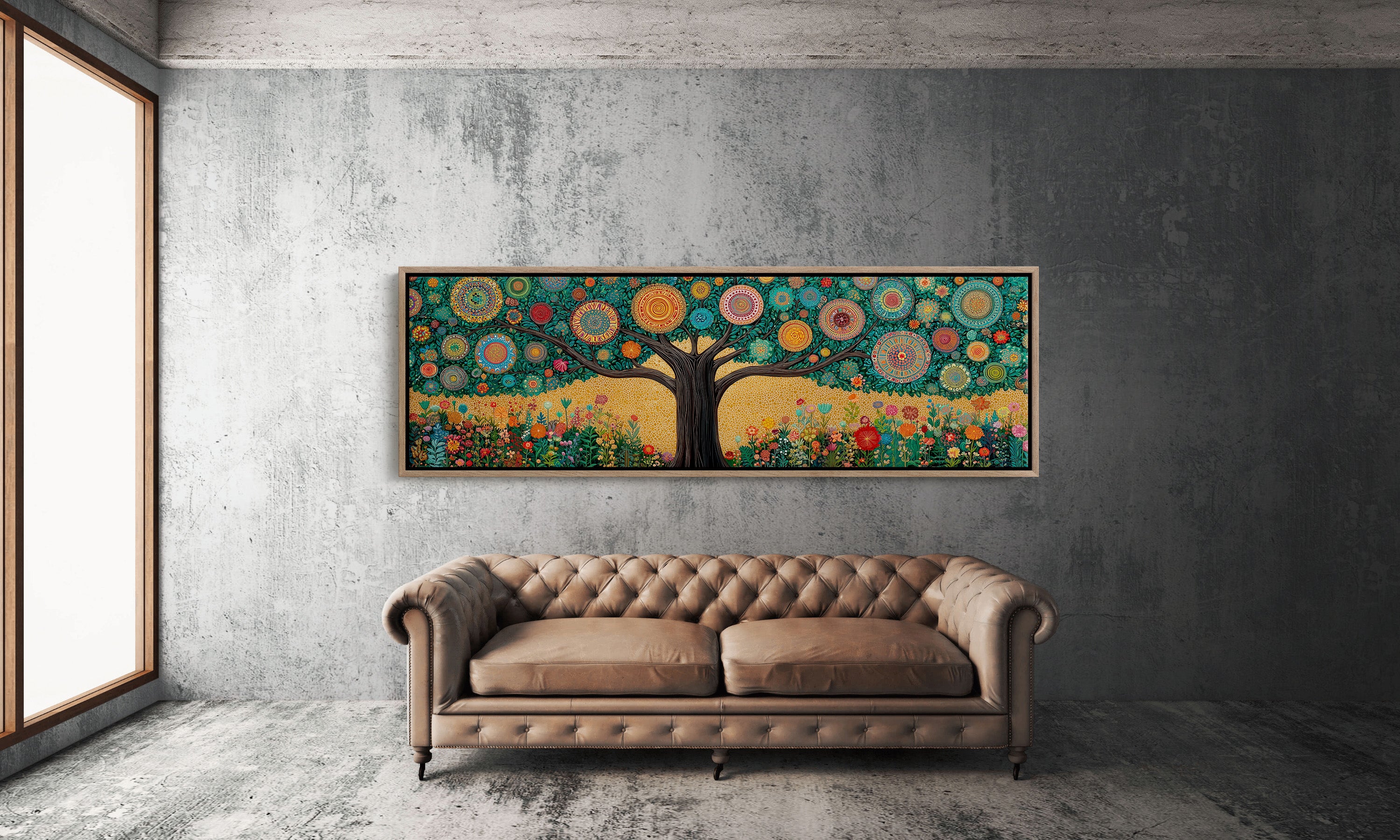 Mandala Tree Of Colorful Harmony