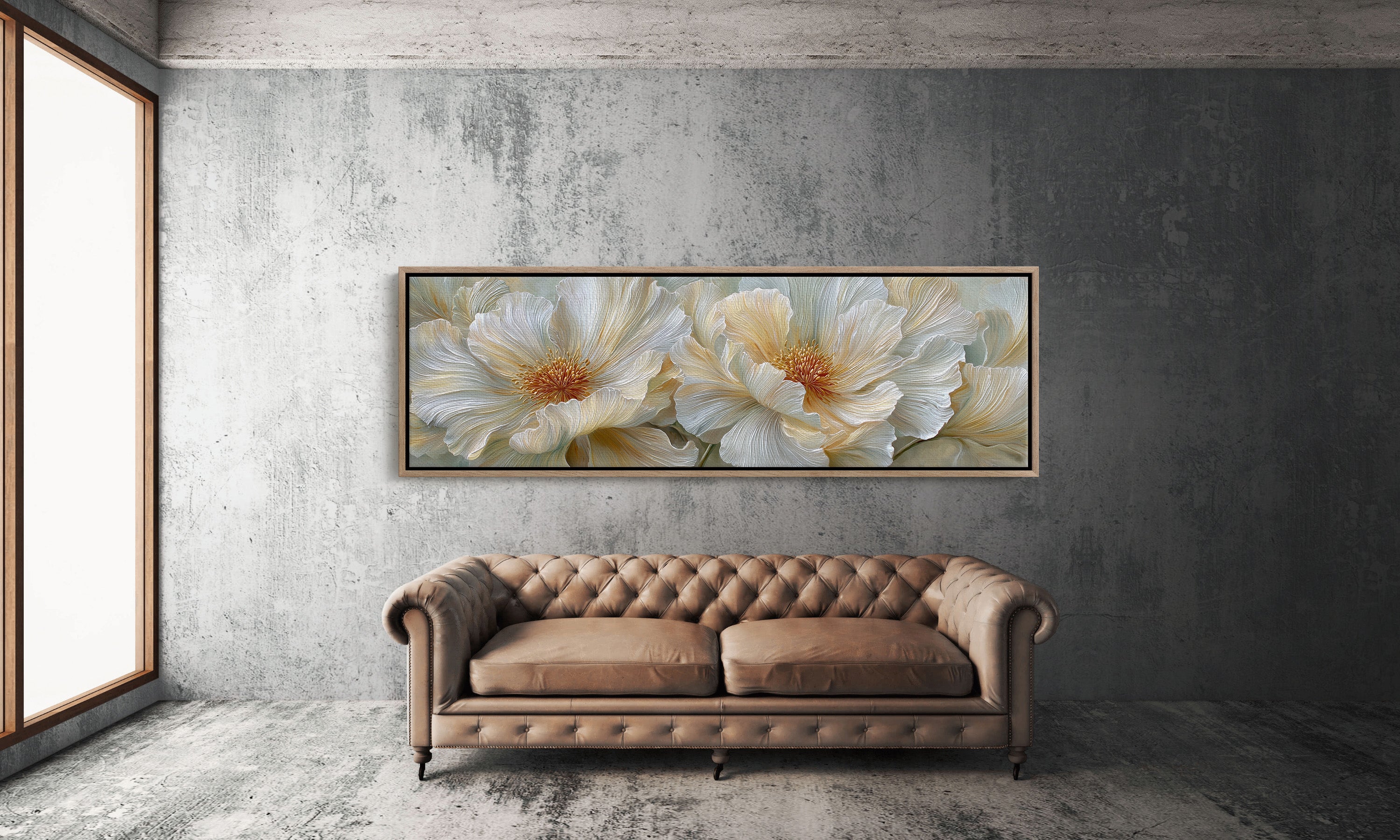 Golden Hearts Of White Blossoms