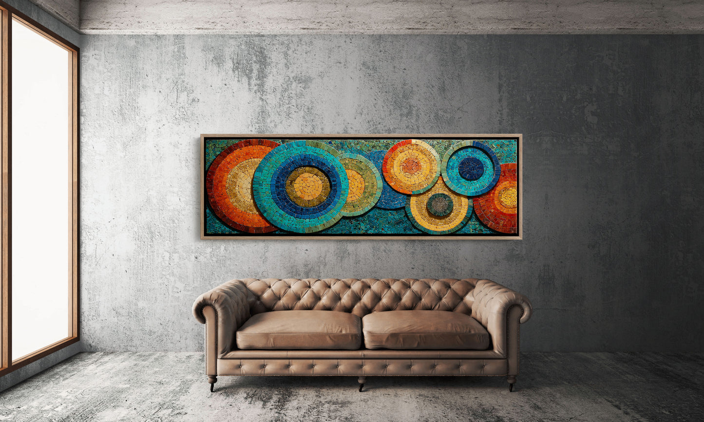 Circles Of Color Mosaic Rhythm