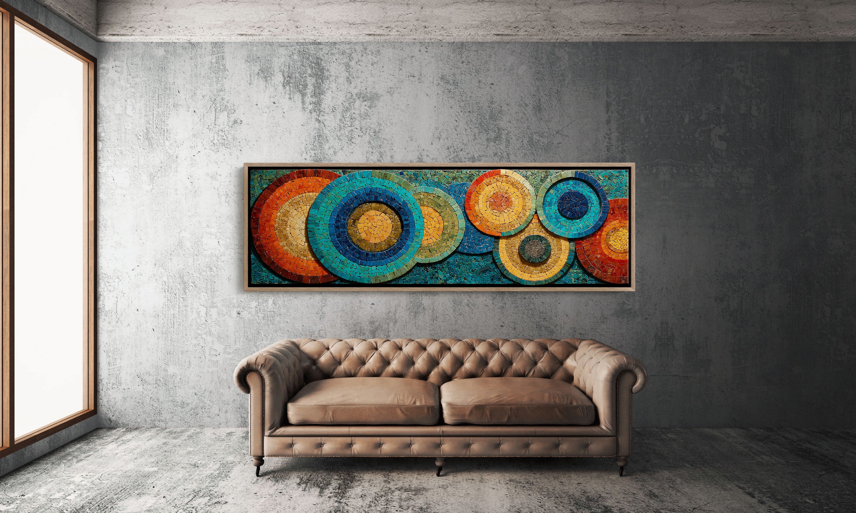 Circles Of Color Mosaic Rhythm