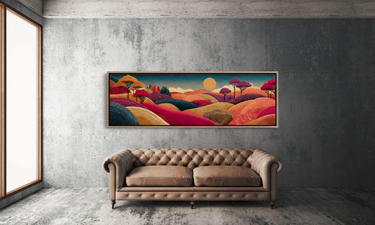 Sunlit Hills of Autumn Dreams