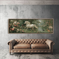 White Stallion In The Secret Garden