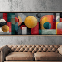 Geometric Harmony In Bold Color