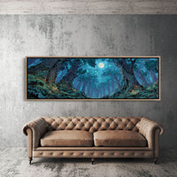 Moonlit Enchanted Forest Path
