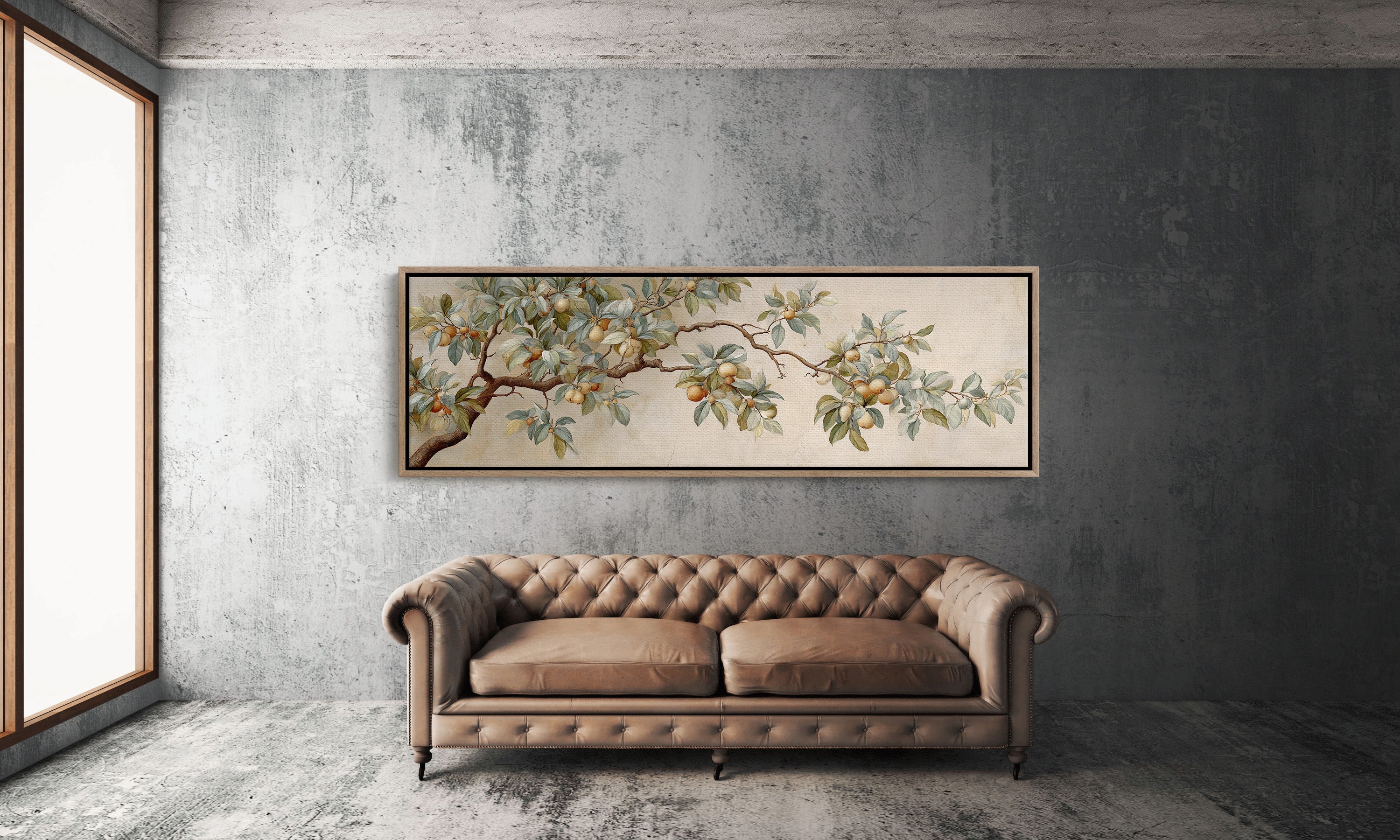Vintage Orchard Branch Mural