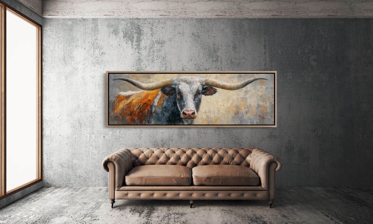 Majestic Longhorn Portrait
