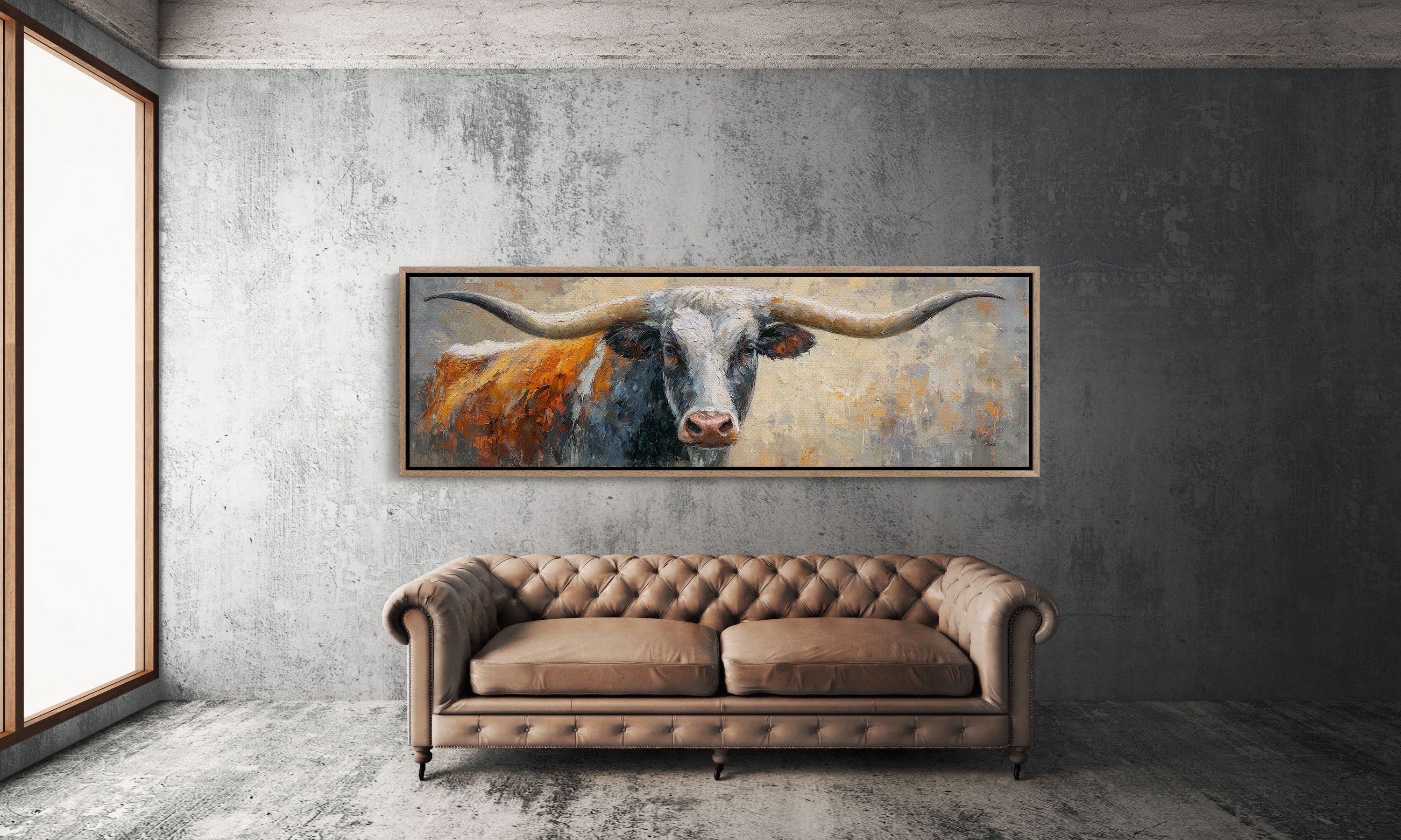 Majestic Longhorn Portrait