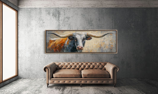 Majestic Longhorn Portrait