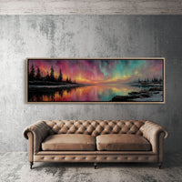 Northern Lights Over Still Waters