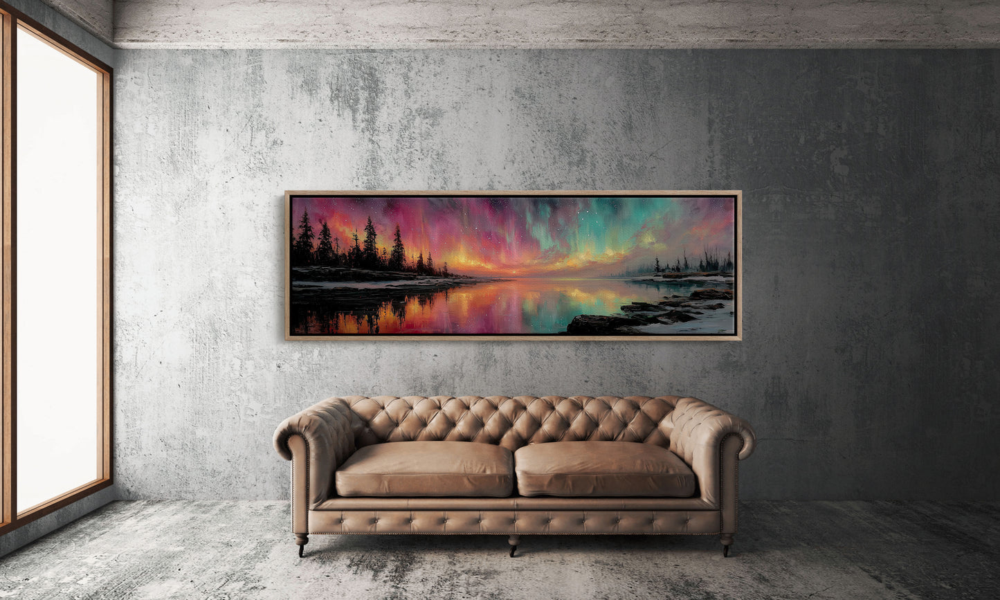 Northern Lights Over Still Waters