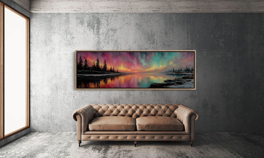 Northern Lights Over Still Waters