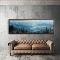 Misty Blue Mountain Valley