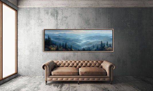 Misty Blue Mountain Valley