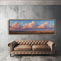 Sunlit Prairie Cloudscape