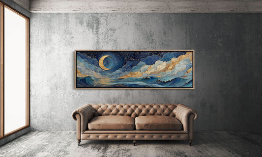 Celestial Moonlit Waves