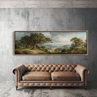 Ancient Oaks Over Rolling Valleys