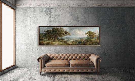 Ancient Oaks Over Rolling Valleys