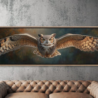 Majestic Owl in Flight