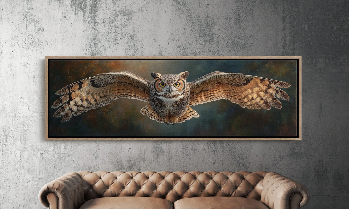Majestic Owl in Flight