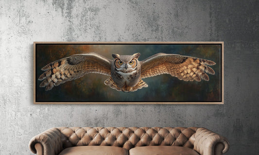 Majestic Owl in Flight