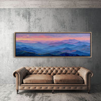 Pastel Mountains Drift at Dusk